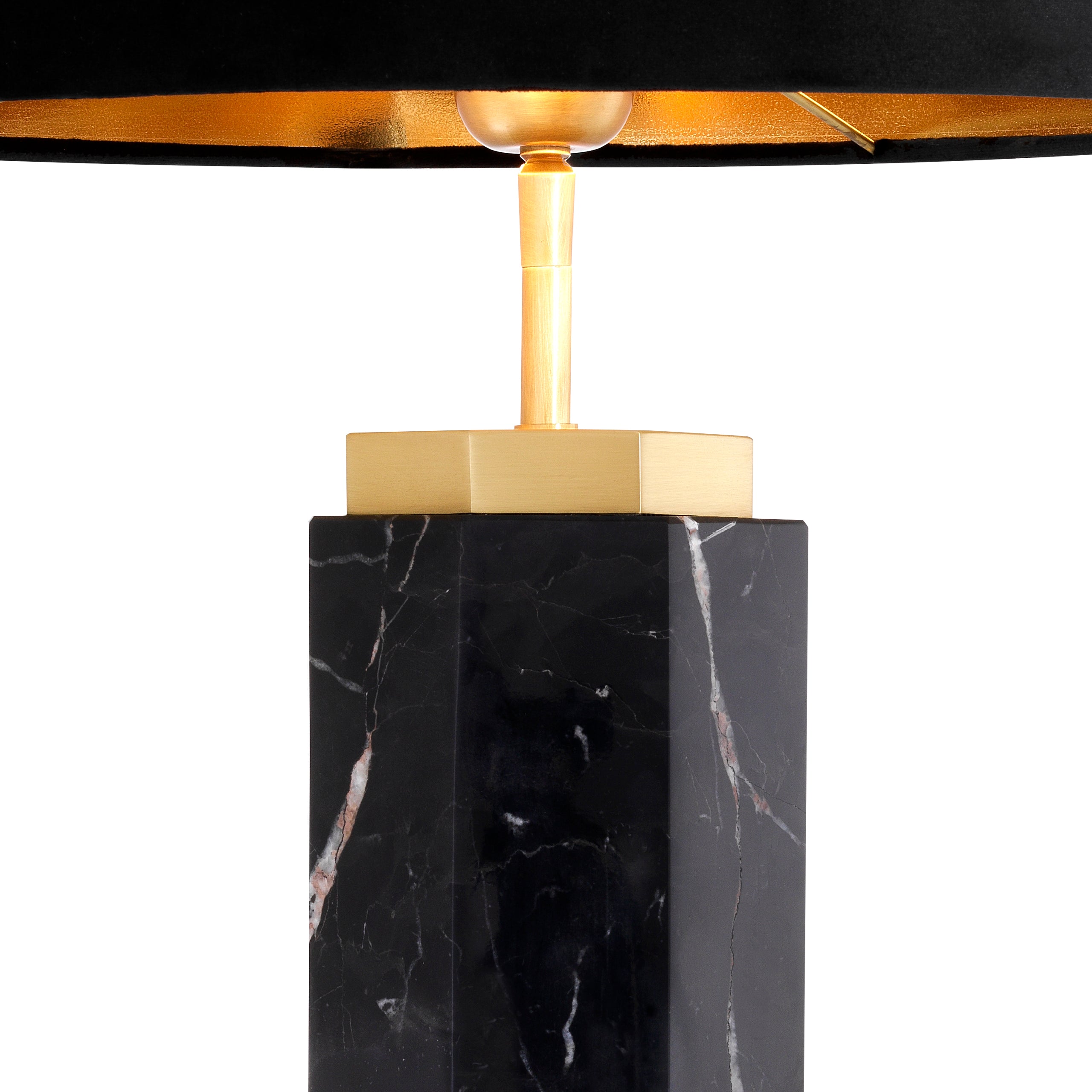 Tafellamp Newman - Zwart marmer