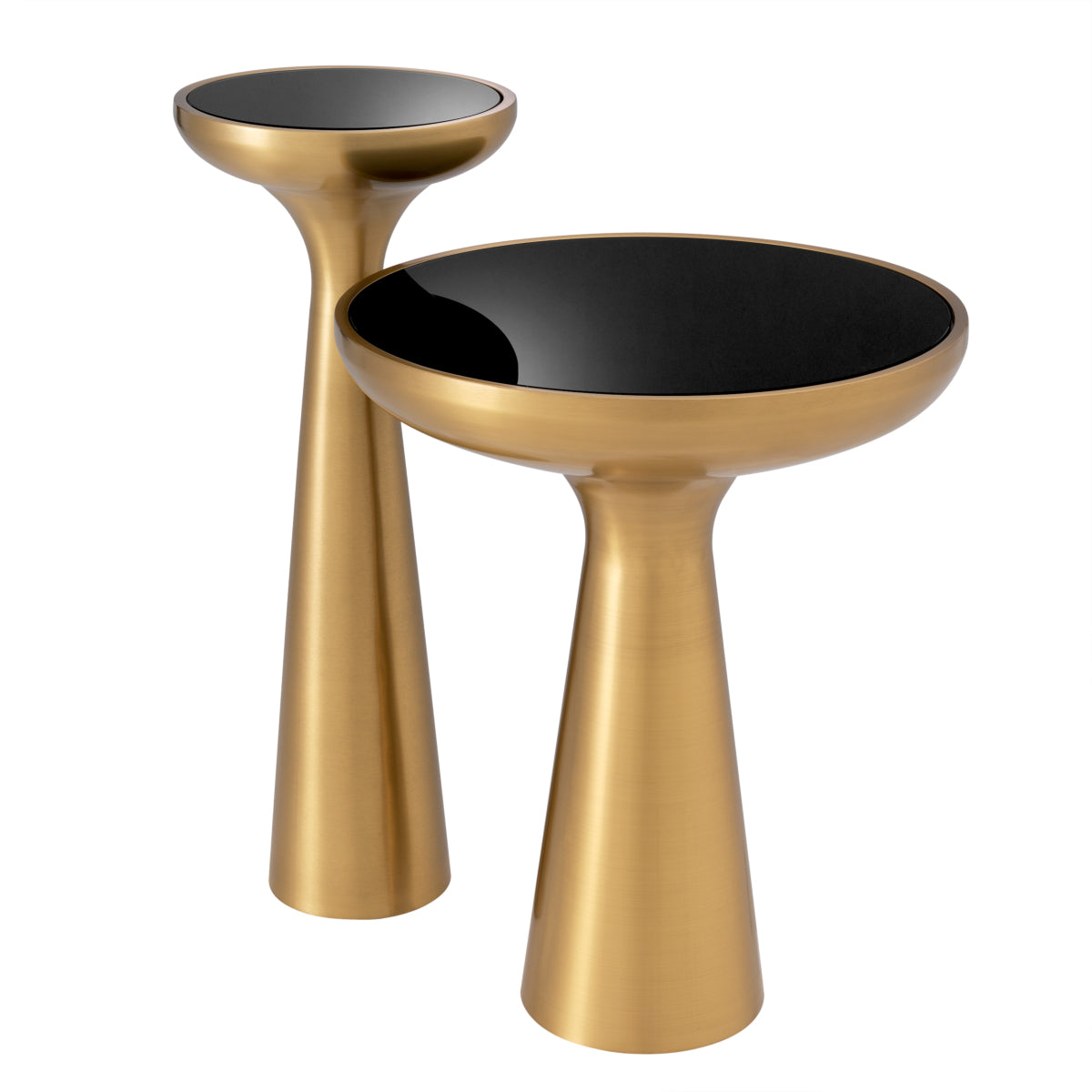 Bijzettafel Lindos - Hoog - Brass