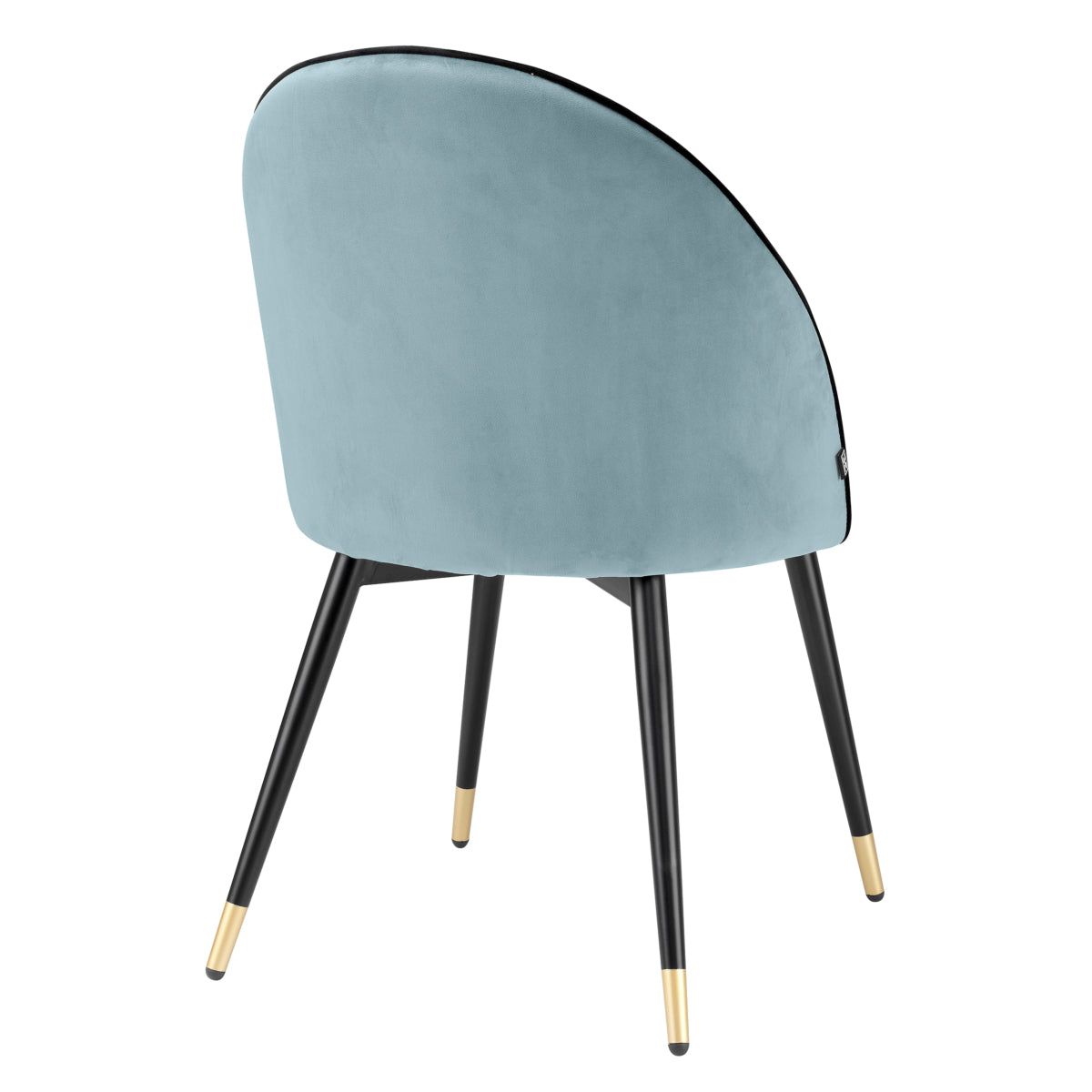 Eetkamerstoel Cooper - Blue velvet (set van 2)