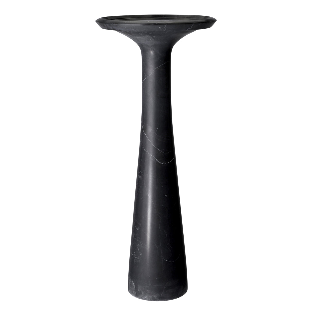Bijzettafel Pompano - Hoog - Zwart marmer