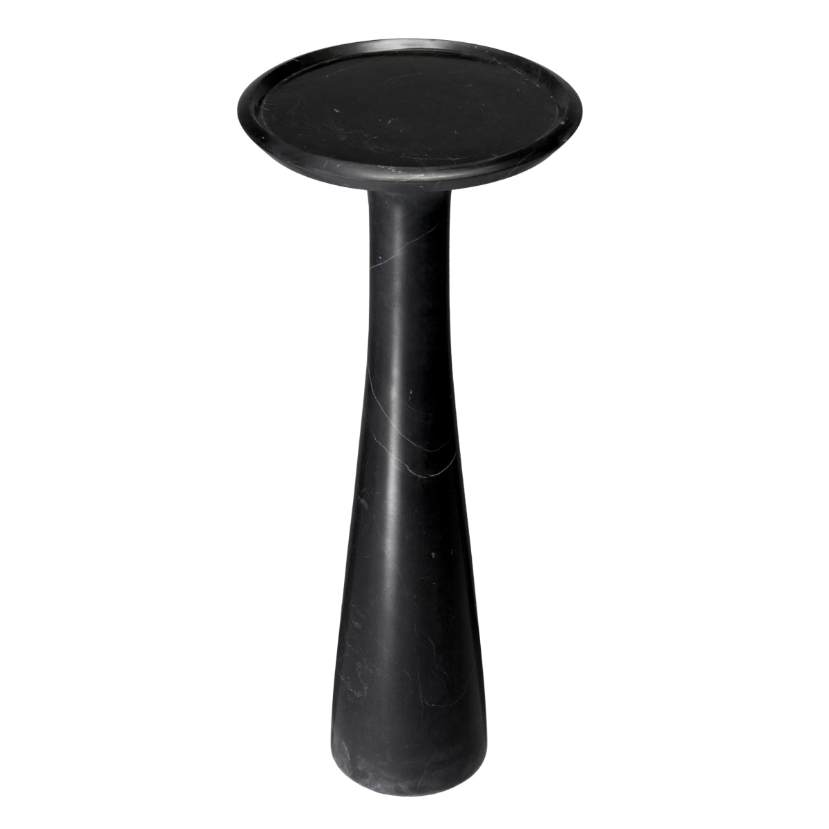 Bijzettafel Pompano - Hoog - Zwart marmer