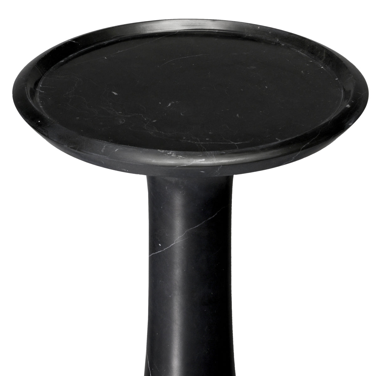 Bijzettafel Pompano - Hoog - Zwart marmer