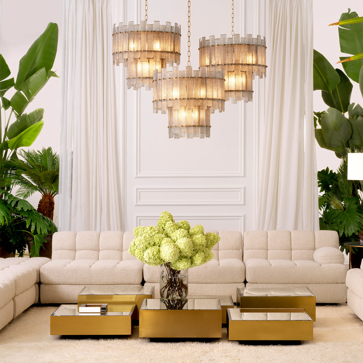 Salontafel Esposito - Mirror glass (set van 4)