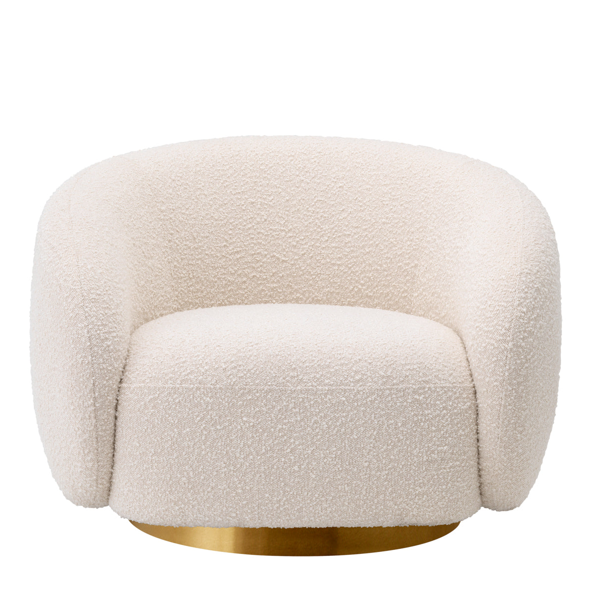 Draaifauteuil Brice - Bouclé cream
