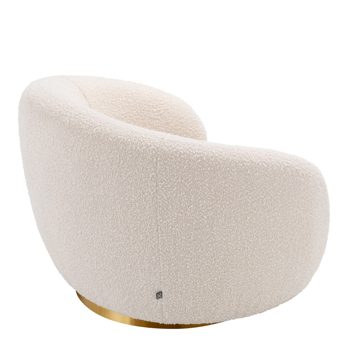Draaifauteuil Brice - Bouclé cream