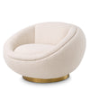 Draaifauteuil Bollinger - Bouclé cream