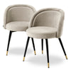 Eetkamerstoel Chloé - Clarck sand (set van 2)