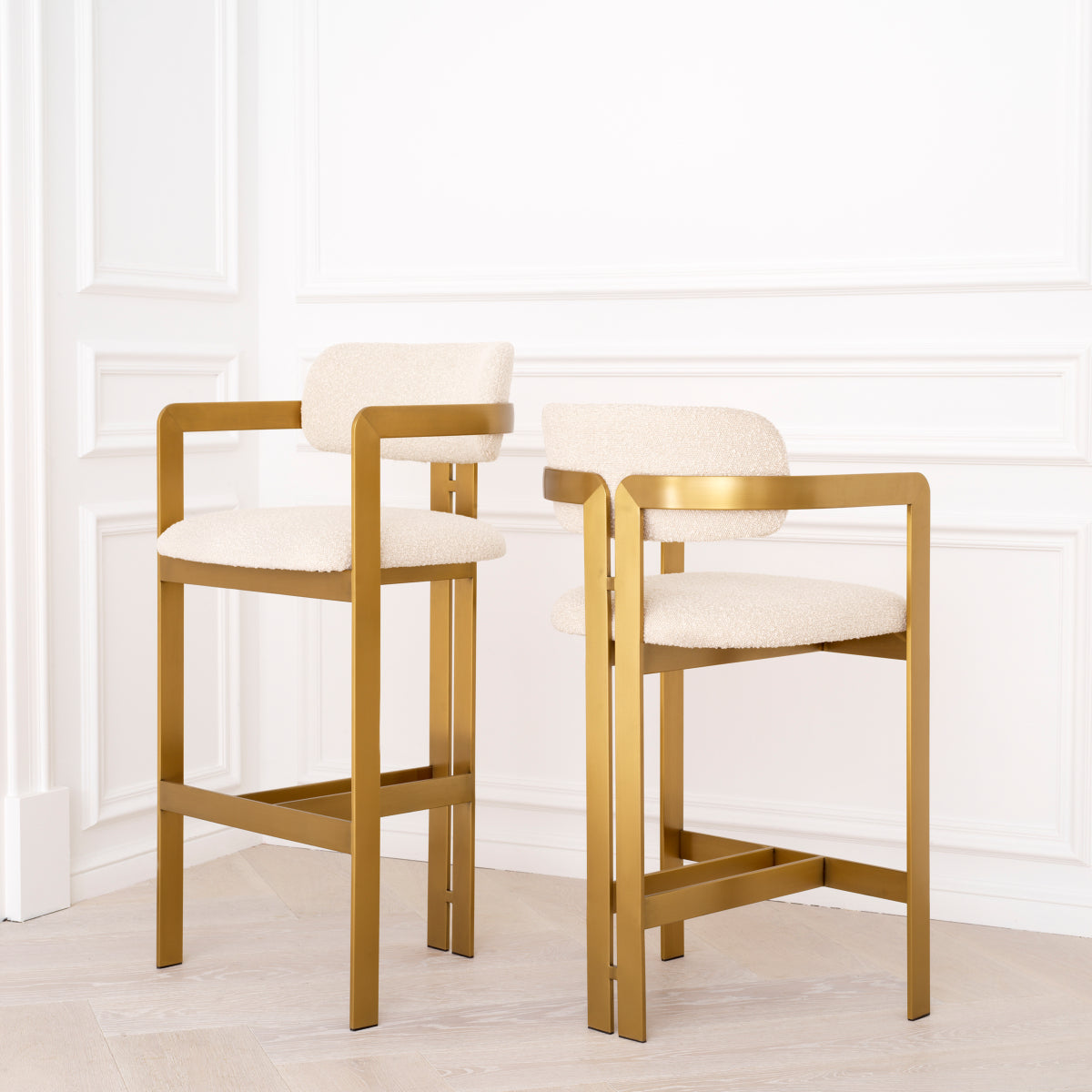 Barkruk Donato - Bouclé cream