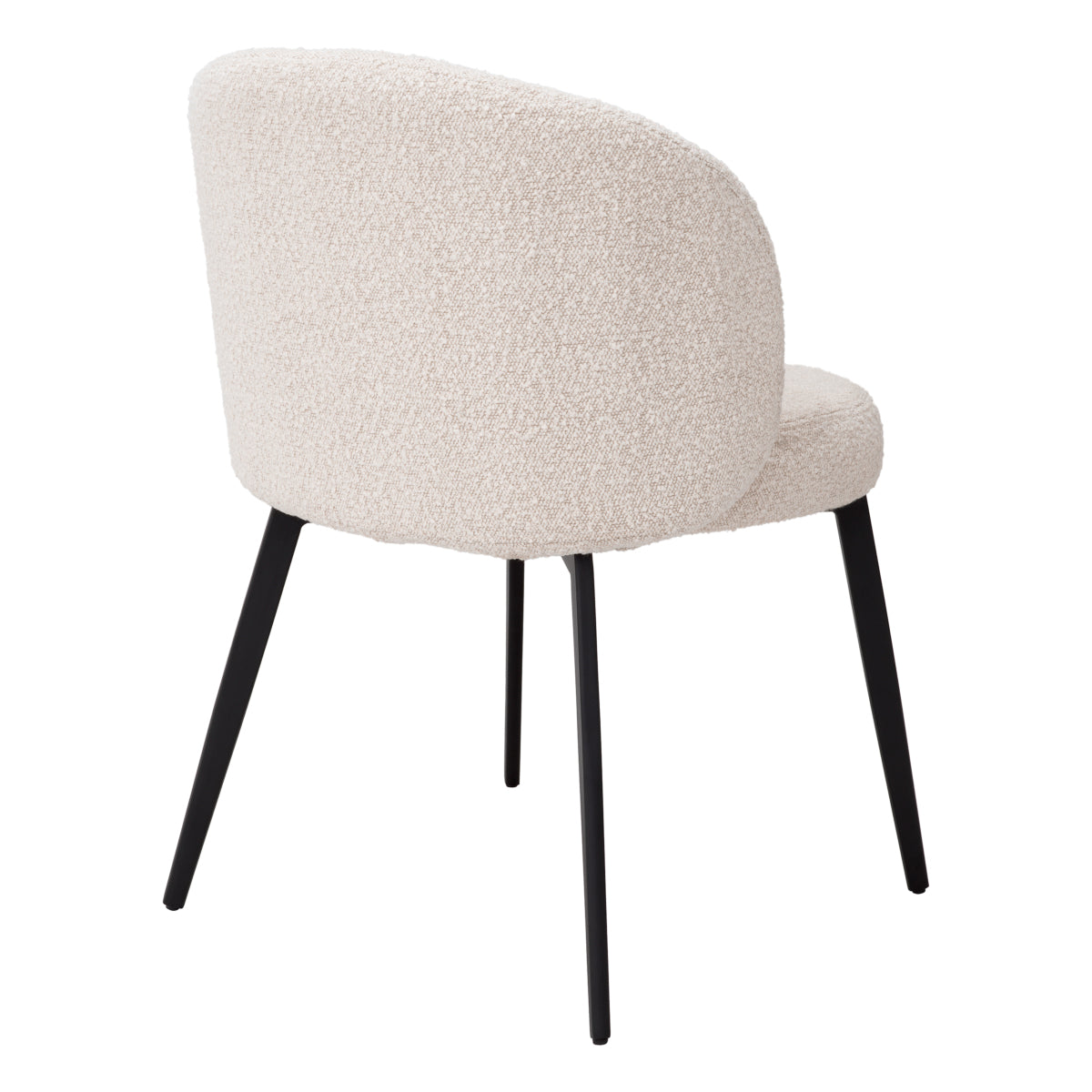 Eetkamerstoel Lloyd - Bouclé cream (set van 2)