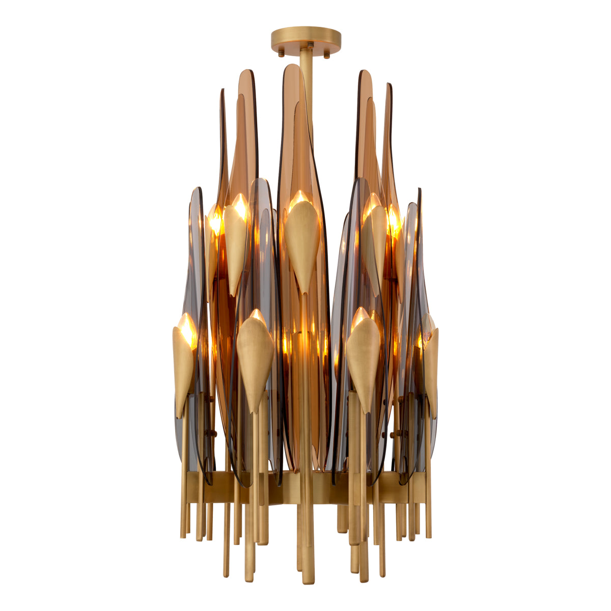 Kroonluchter Sky Vertical - Brass