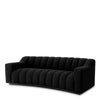 Sofa Kelly S - Bouclé black
