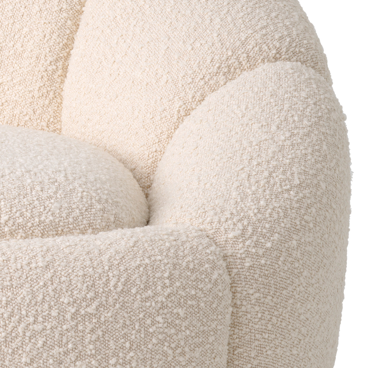 Draaifauteuil Inger - Bouclé cream