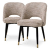 Eetkamerstoel Cliff - Mademoiselle beige (set van 2)