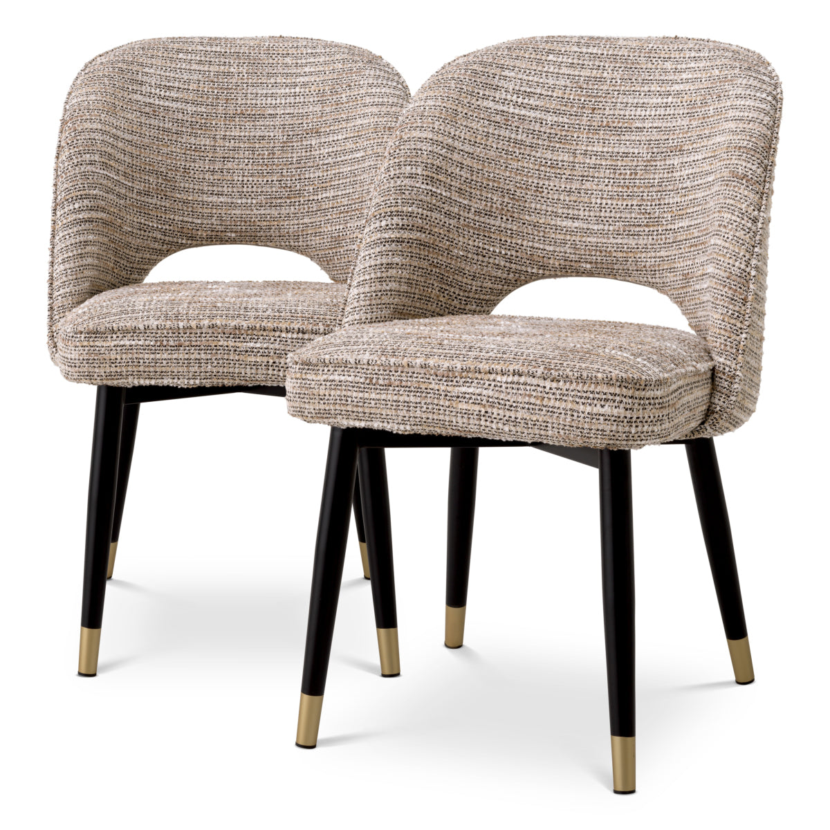 Eetkamerstoel Cliff - Mademoiselle beige (set van 2)