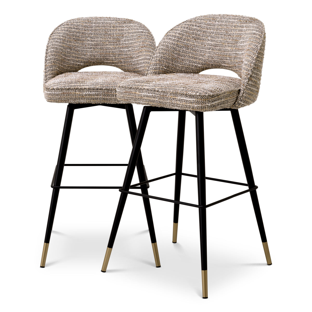 Barkruk Cliff - Mademoiselle beige (set van 2)