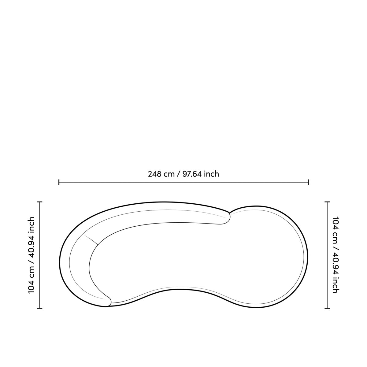 Sofa Bernd - Mademoiselle beige