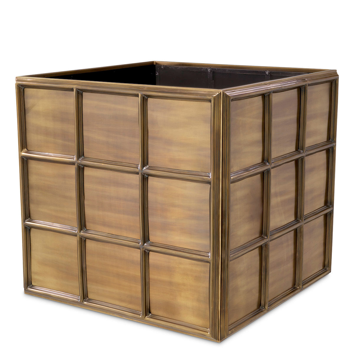 Plantenbak Grid - L - Brass