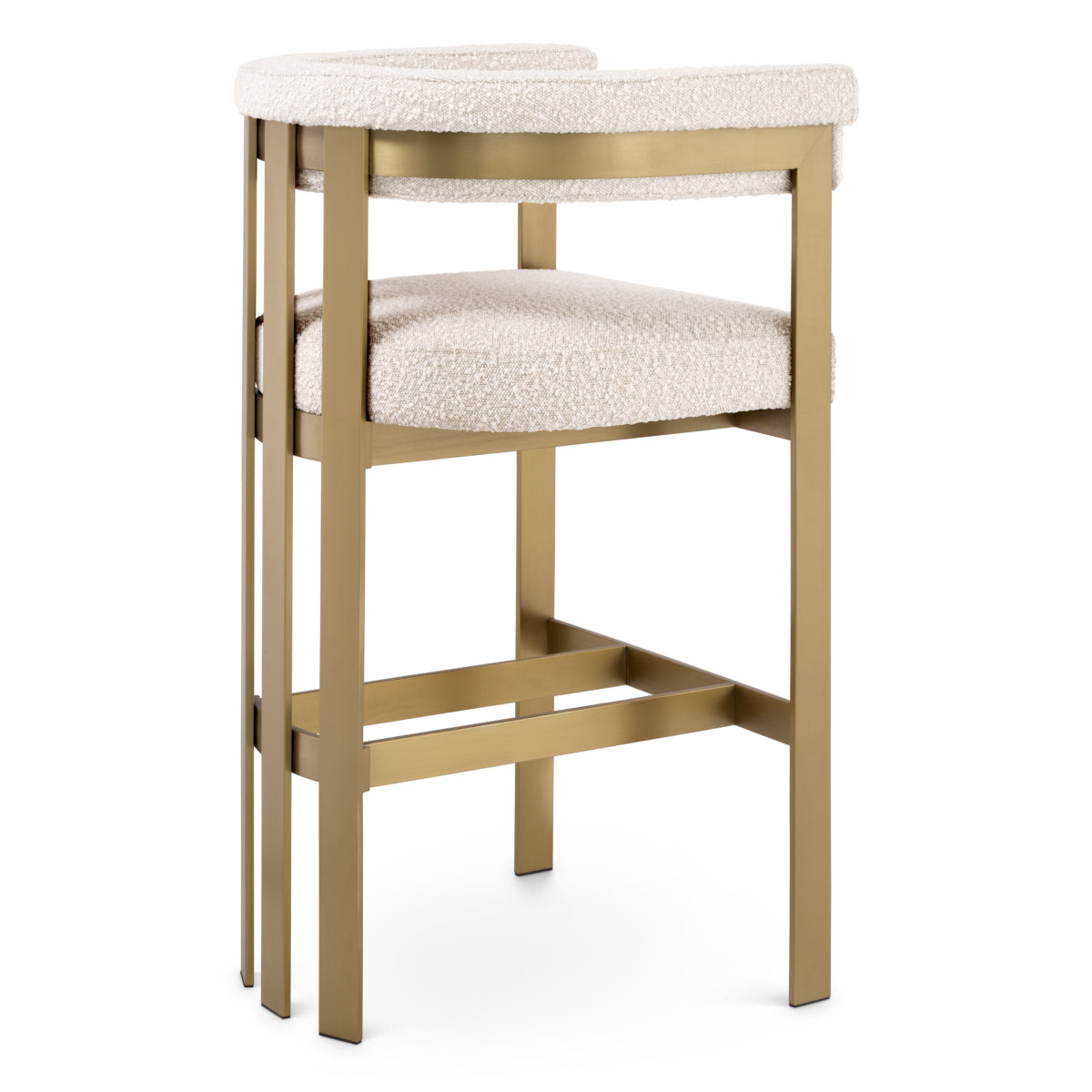 Barkruk Clubhouse - Bouclé cream