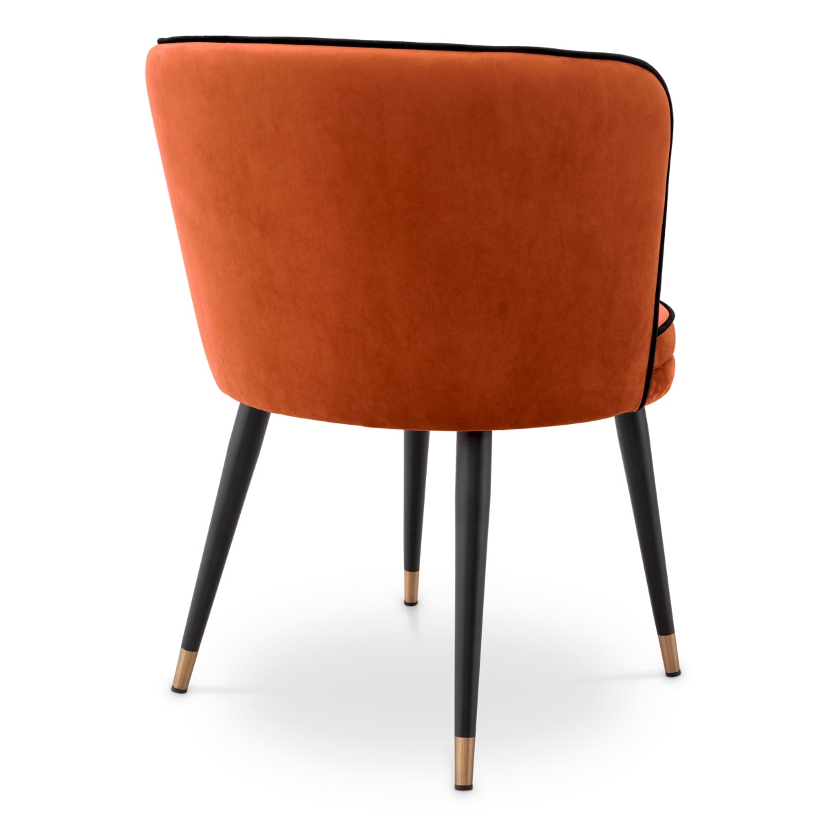 Eetkamerstoel Grenada - Orange velvet