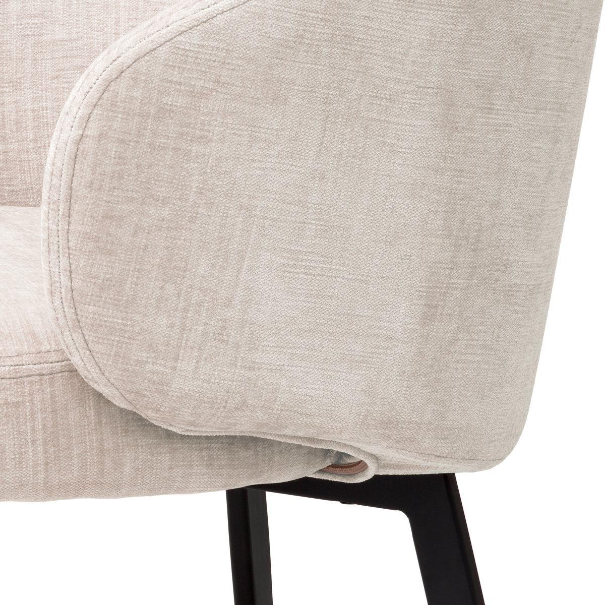 Eetkamerstoel Lloyd met arm - Sisley beige (set van 2)