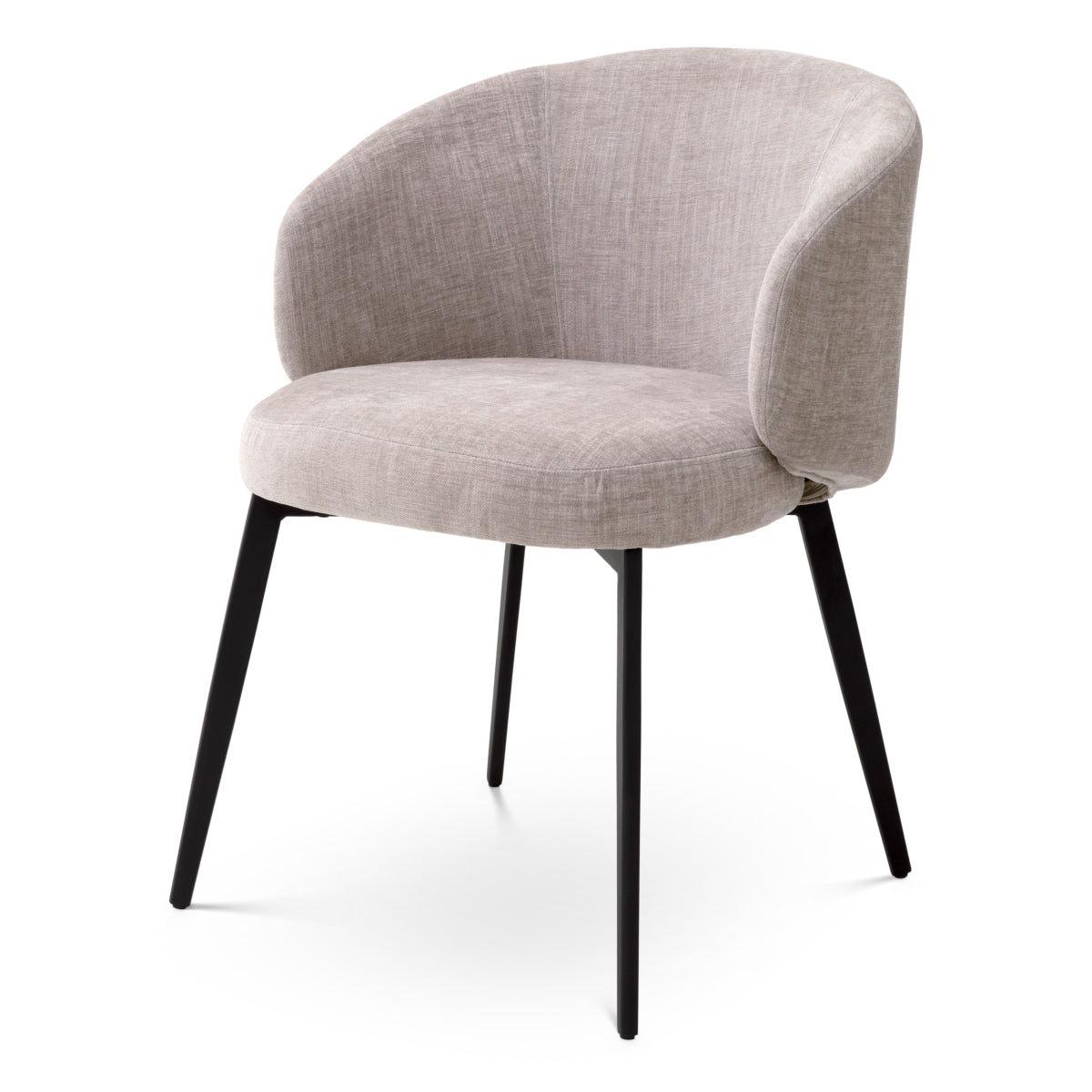 Eetkamerstoel Lloyd met arm - Sisley grey (set van 2)