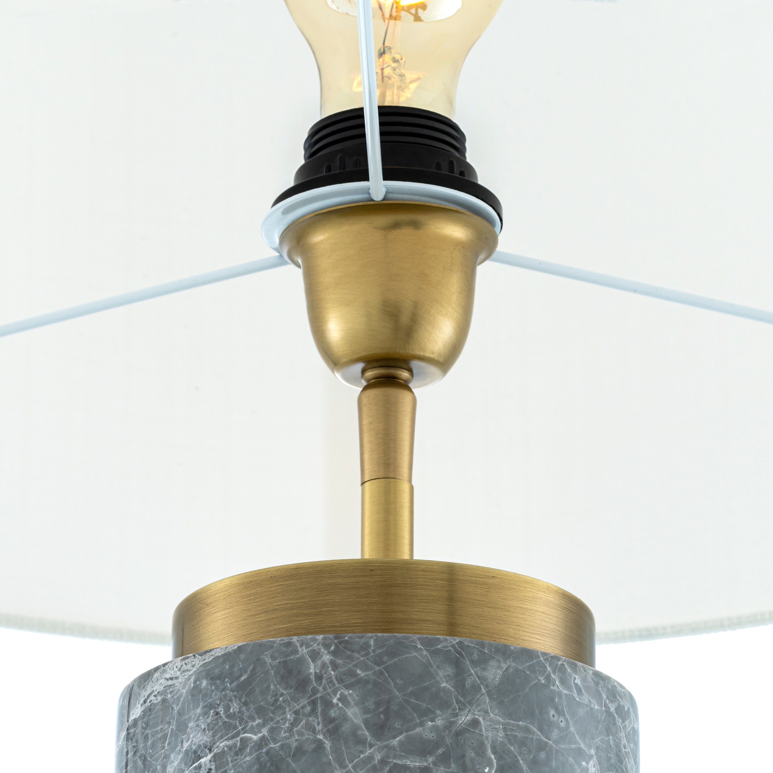 Tafellamp Lxry - Grijs marmer