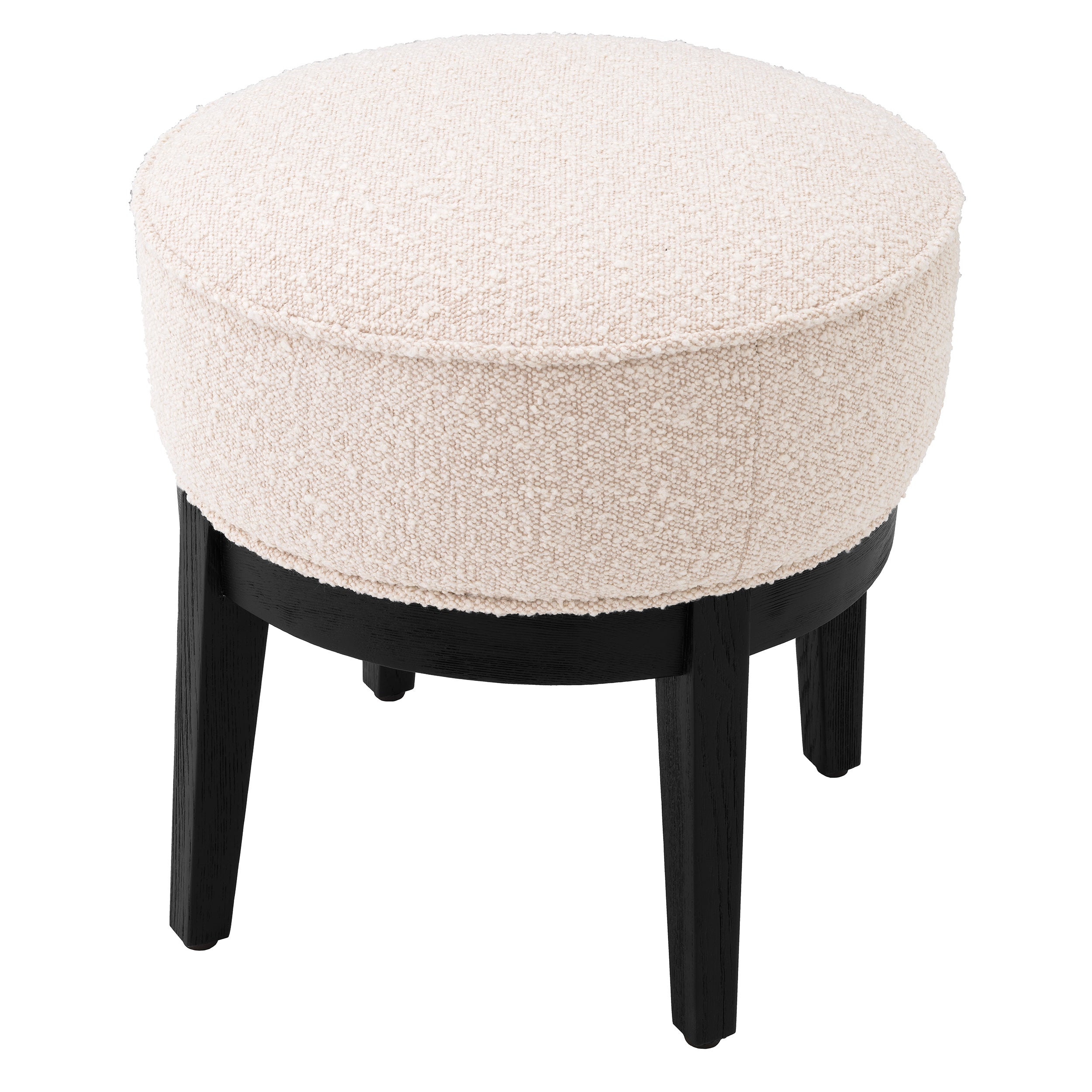 Poef Jarrett - Bouclé cream