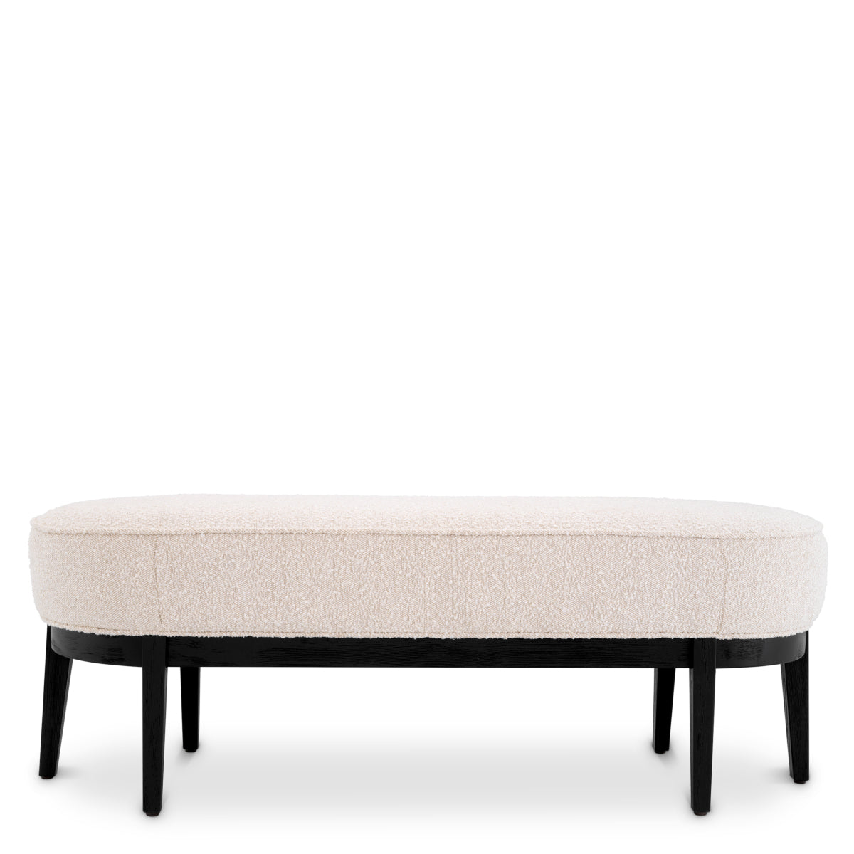 Hocker Jarrett - Bouclé cream