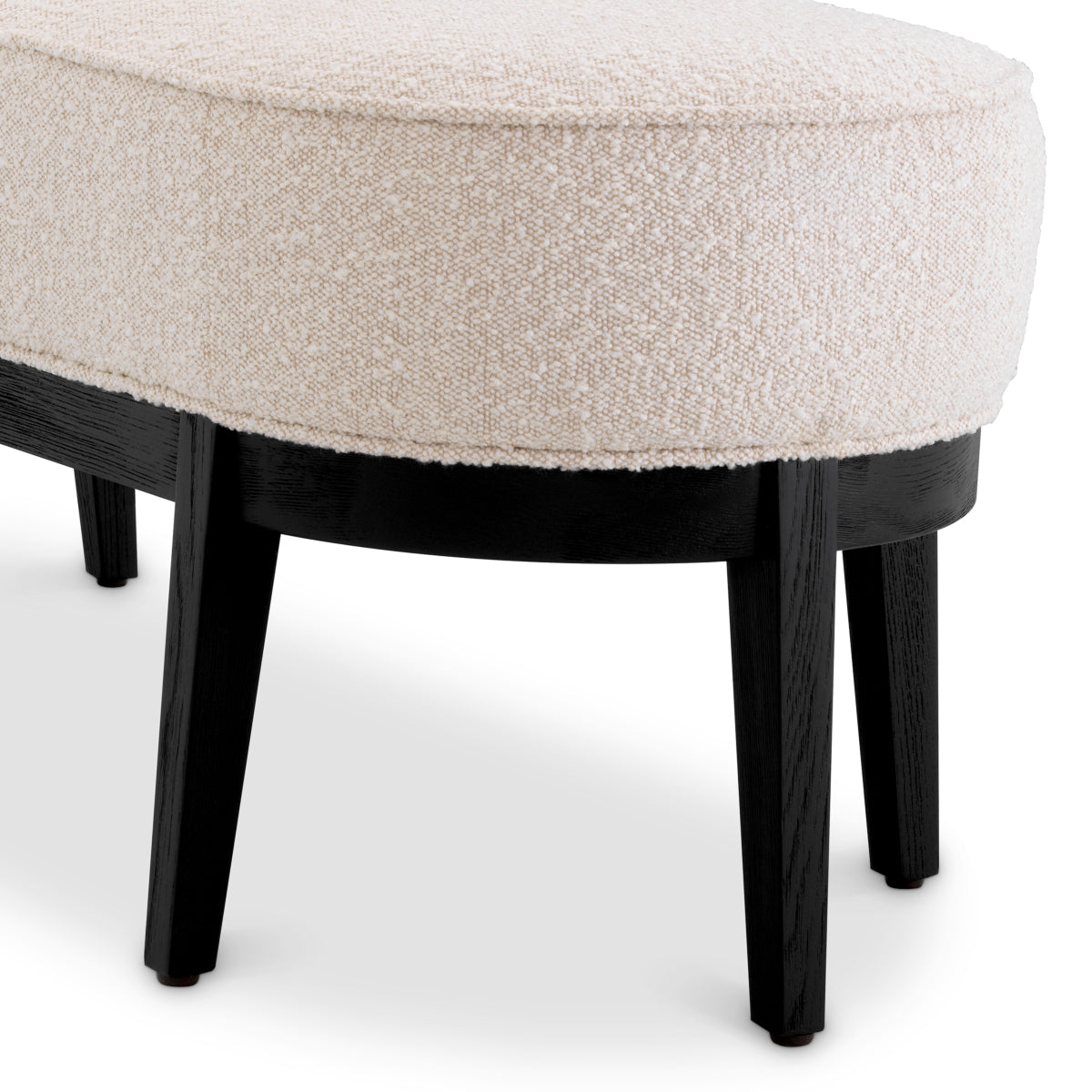 Hocker Jarrett - Bouclé cream