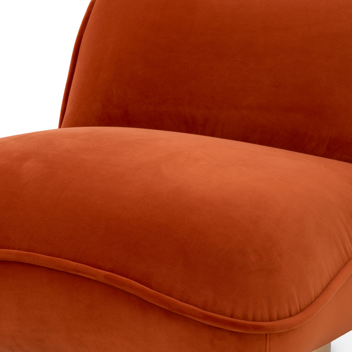 Draaifauteuil Relax - Orange velvet