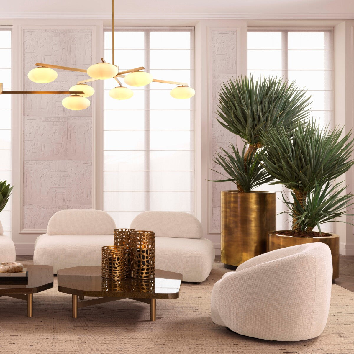 Plantenbak Jasper - Rond - Hoog