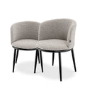 Eetkamerstoel Filmore - Bouclé grey (set van 2)