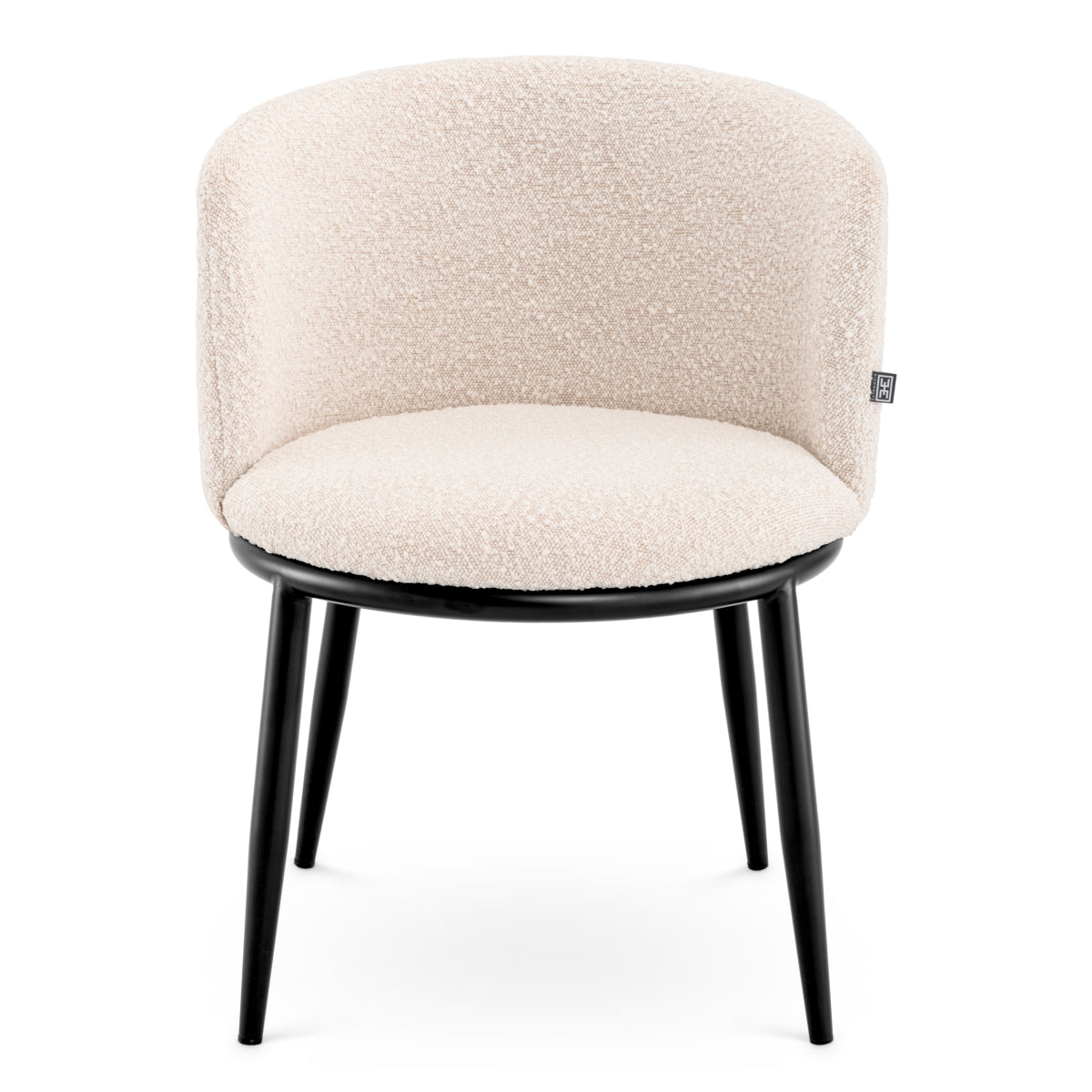 Eetkamerstoel Filmore - Bouclé cream (set van 2)