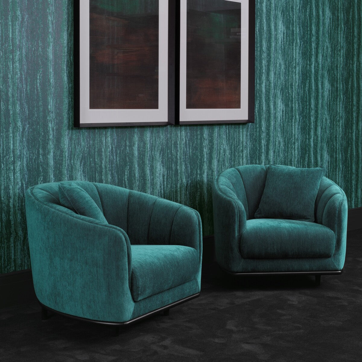 Fauteuil Agostino - Sea green