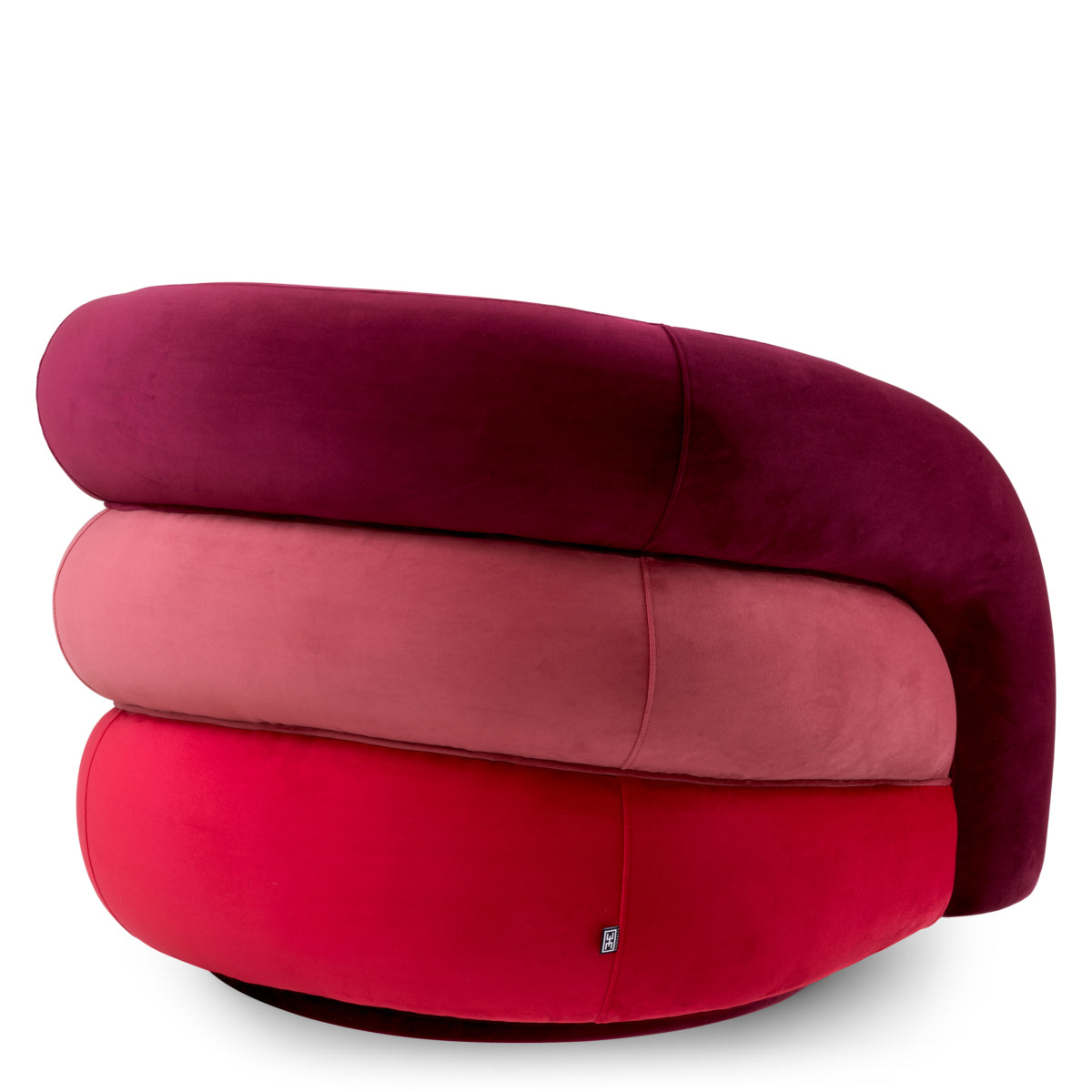Draaifauteuil Novelle - Red velvet