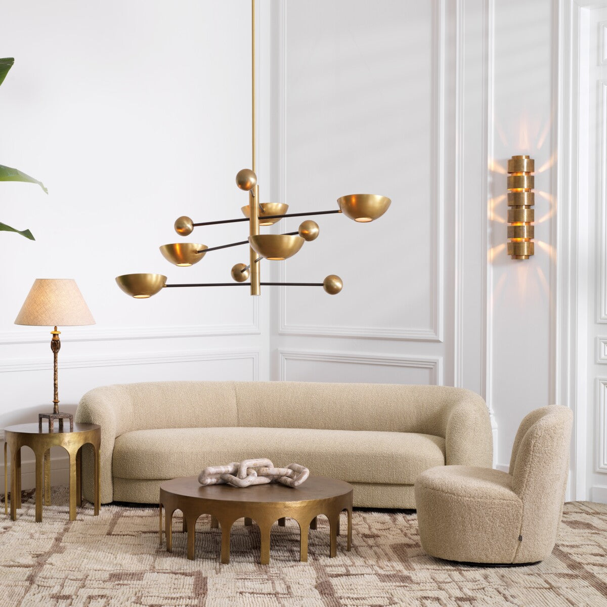 Sofa Blaine - Bouclé sand