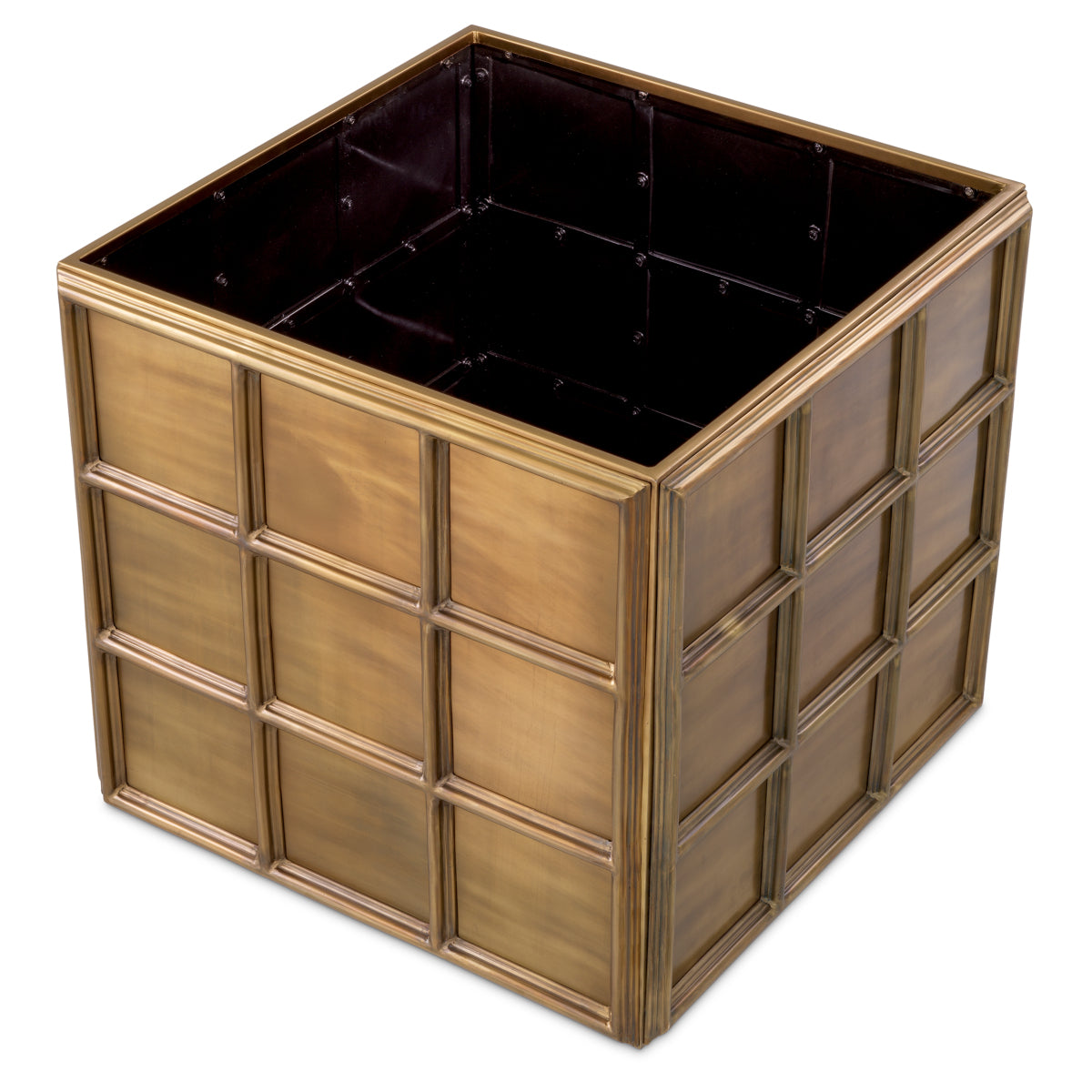 Plantenbak Grid M - Brass