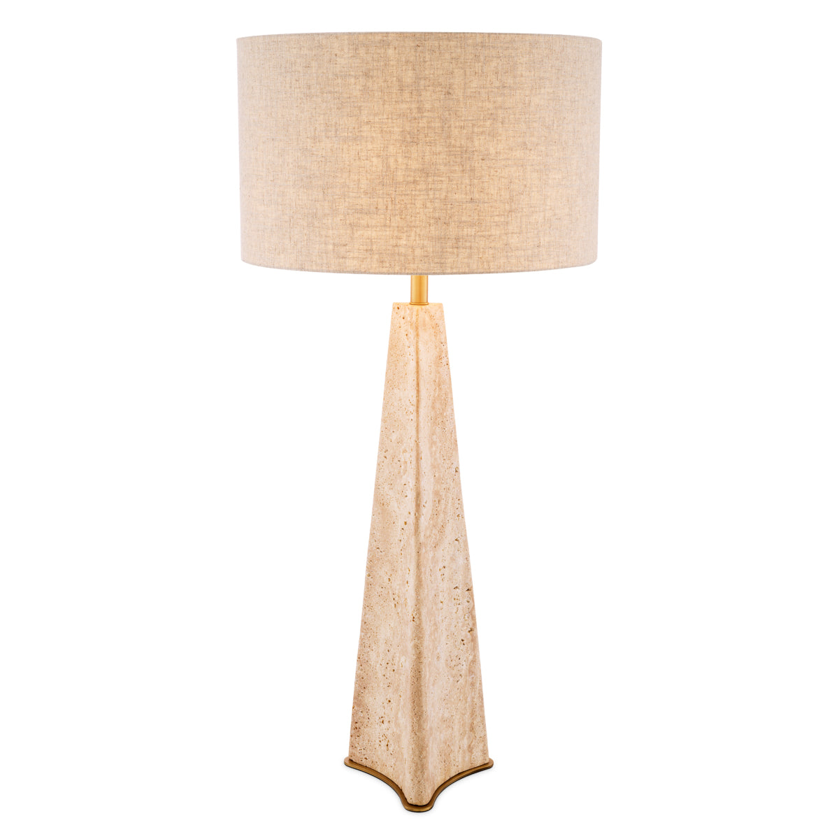 Tafellamp Benson - Travertine