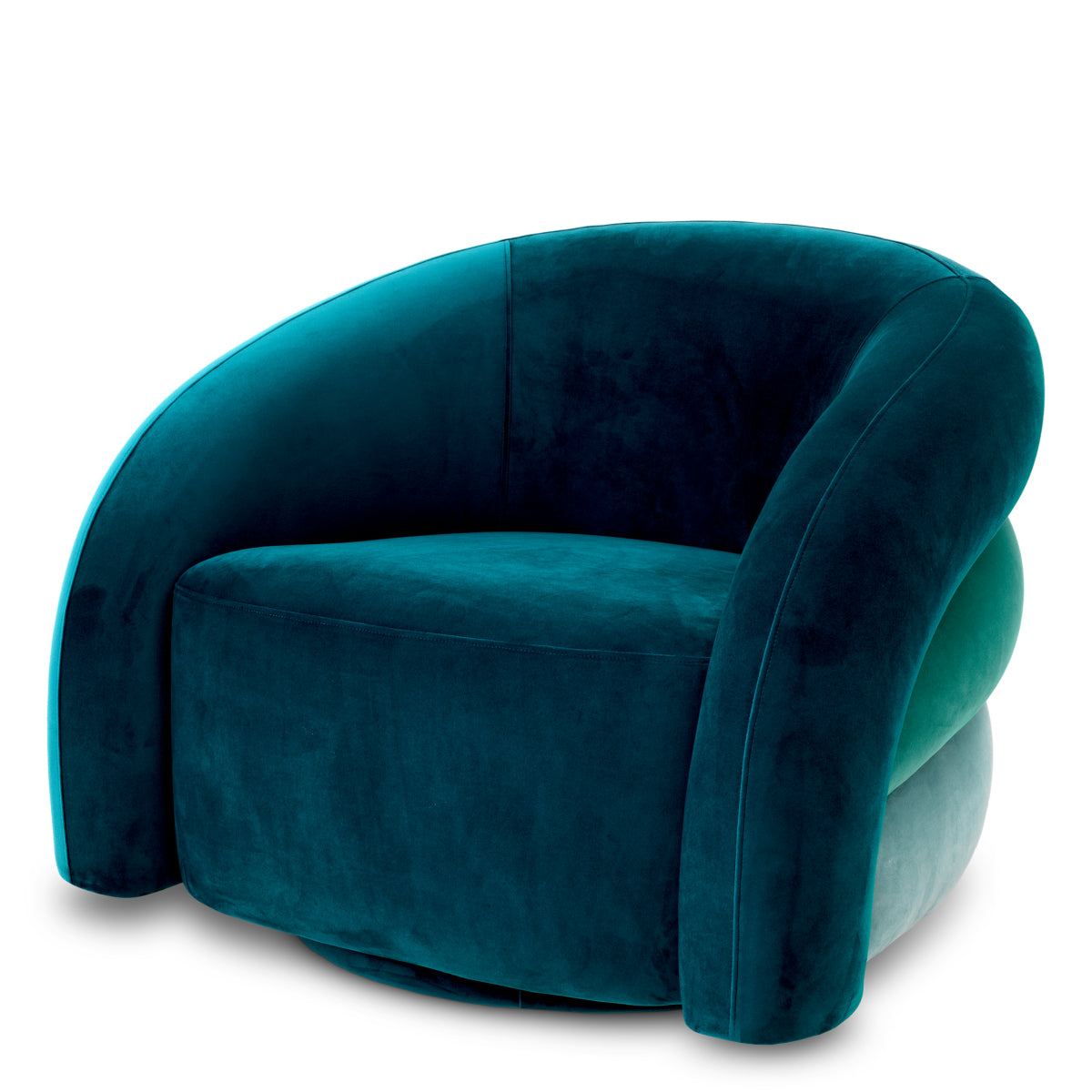 Draaifauteuil Novelle - Green velvet