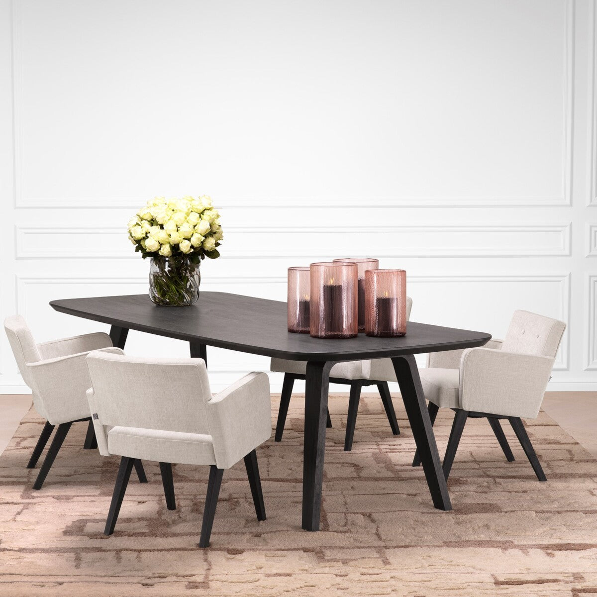 Eettafel Glover - Charcoal Grey