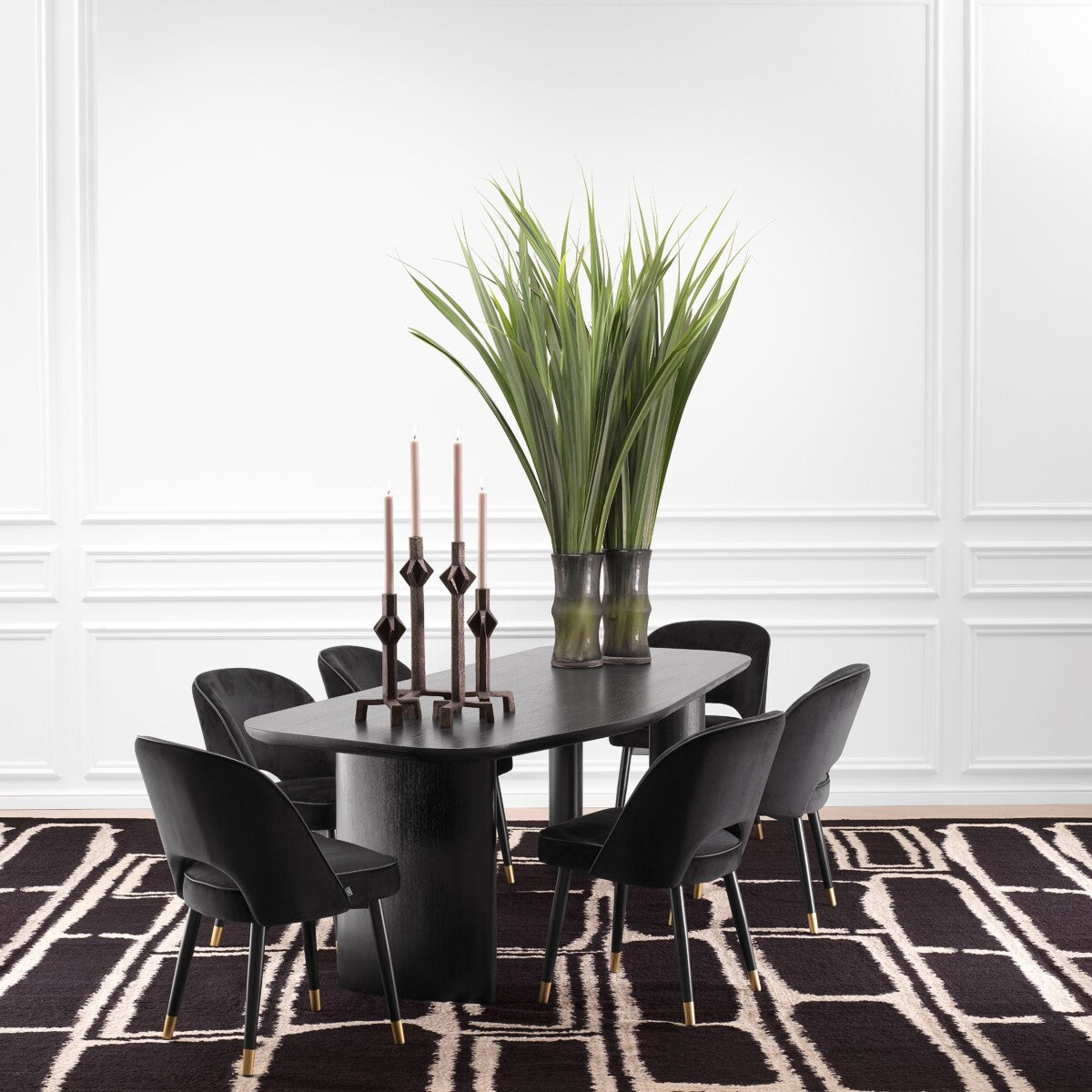 Eettafel Flemings - Black