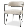 Eetkamerstoel Giuseppe - Bouclé chalk white