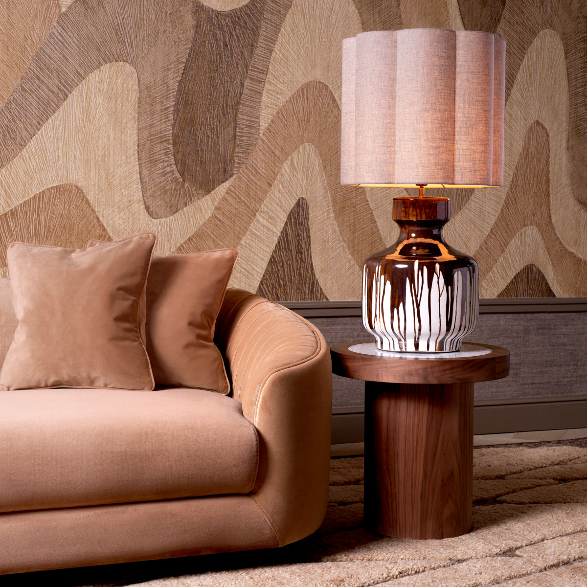 Bijzettafel Presedio - Walnut veneer