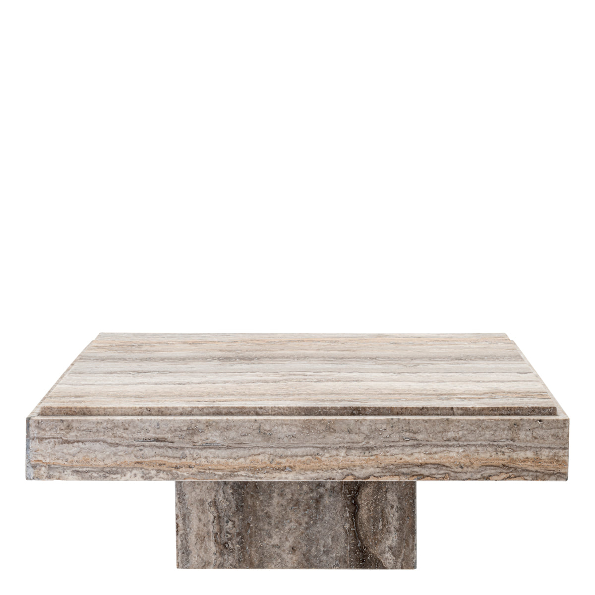 Salontafel Sartoria - Zilver travertine