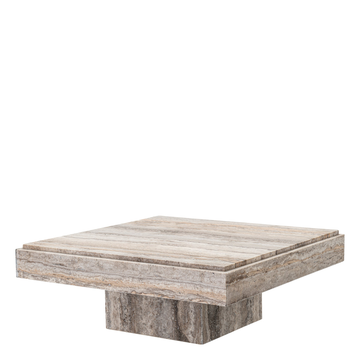 Salontafel Sartoria - Zilver travertine
