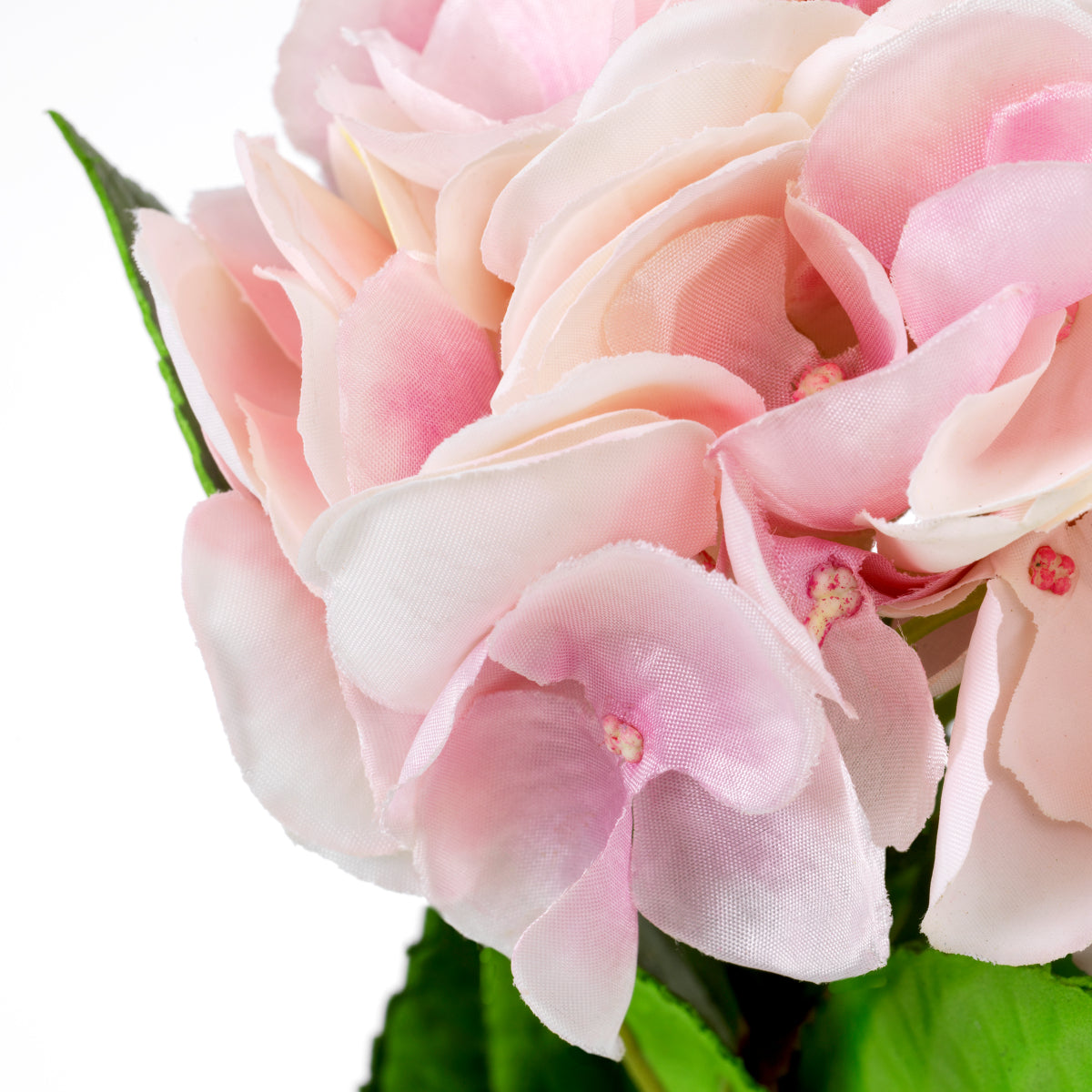 Kunstboeket Hortensia's - Roze - 48 stuks