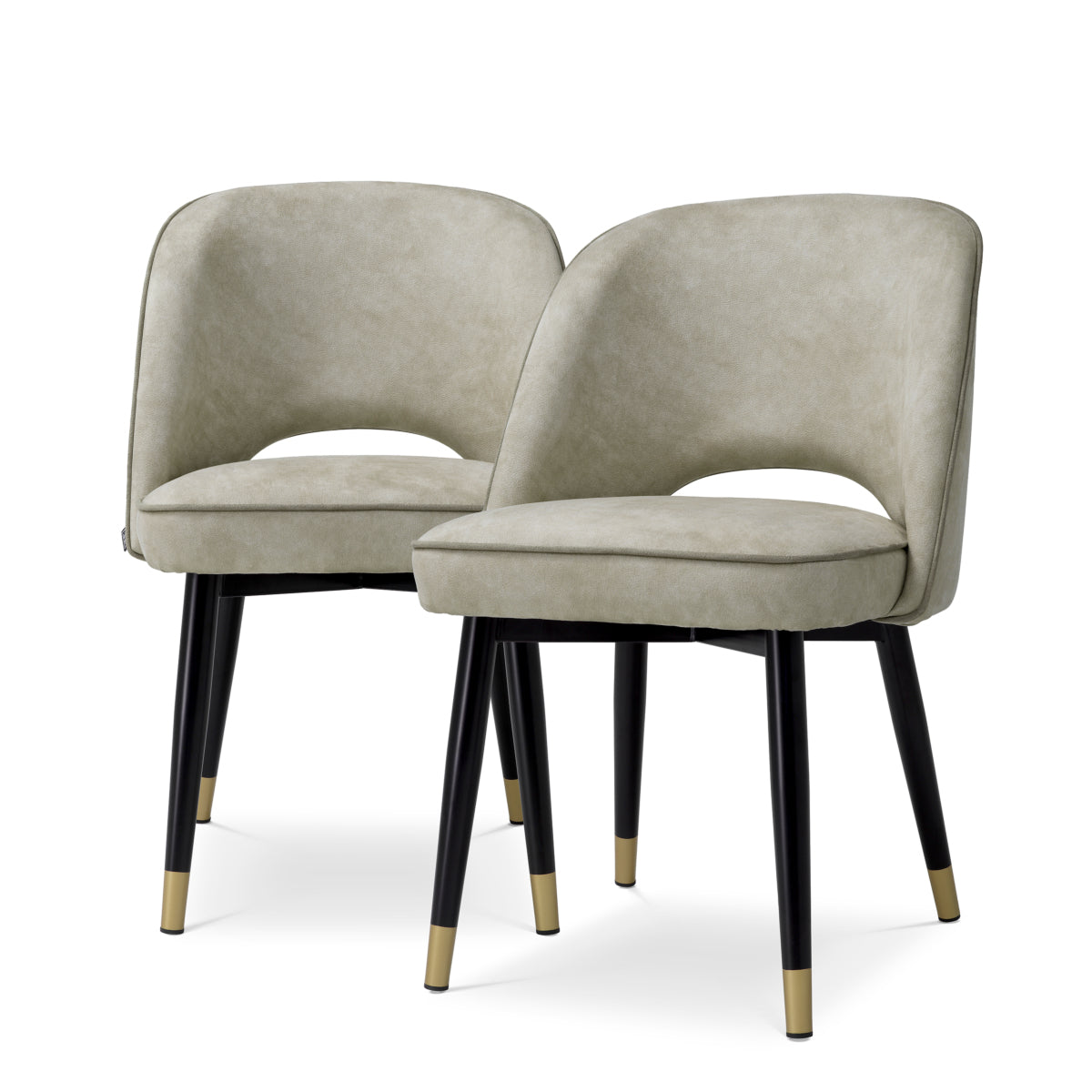 Eetkamerstoel Cliff - Mayer silver (set van 2)