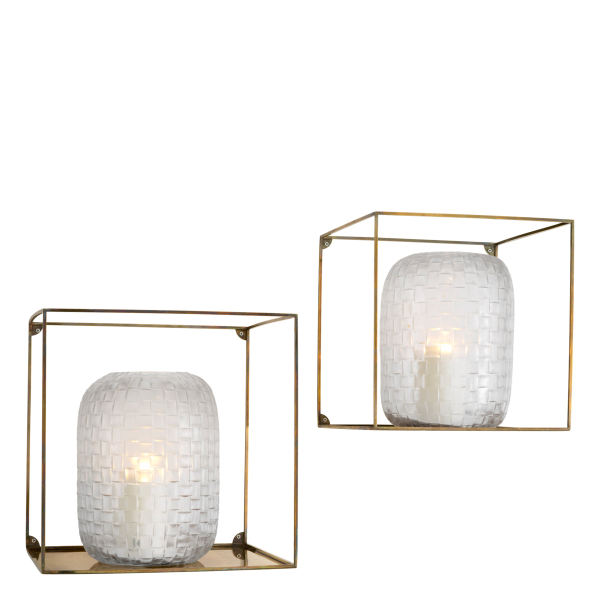 Wandrek Deco - Vierkant - (set van 2)