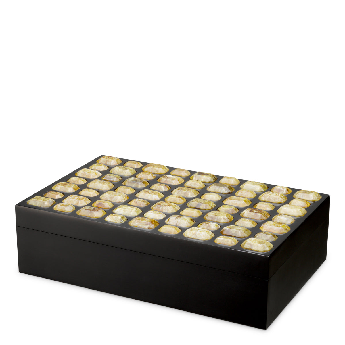Box Lucida - L - Faux amber