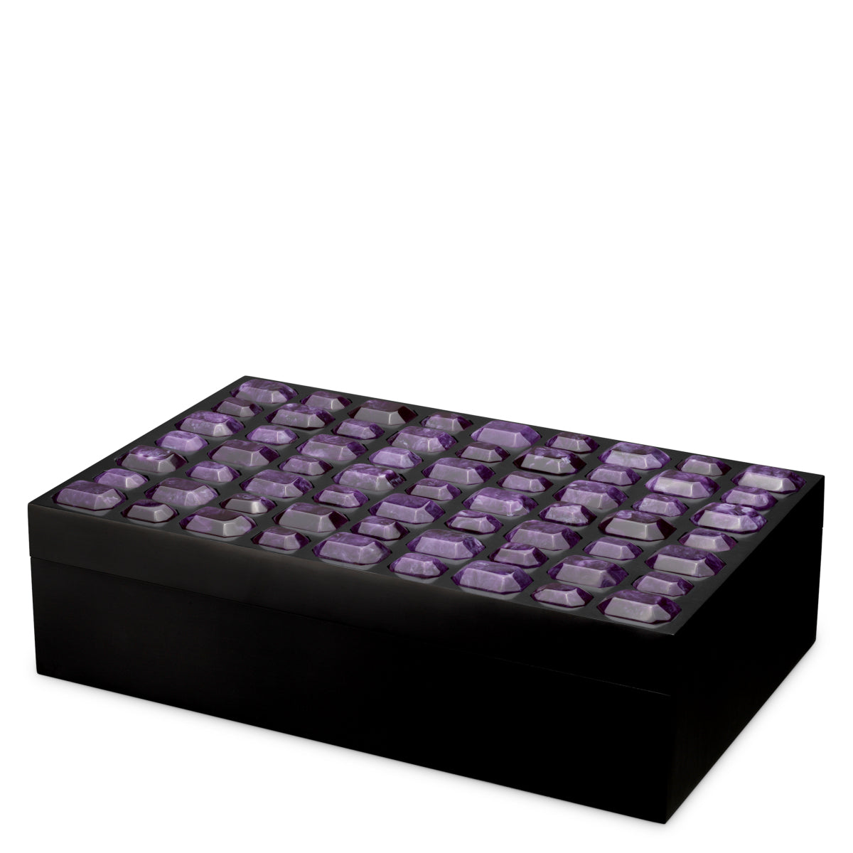 Box Lucida - L - Faux amethyst